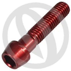 001 bolt - red ergal 7075 T6 - M8 x 35 | Lightech