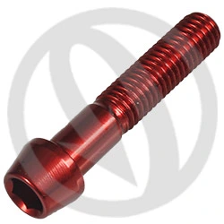 001 bolt - red ergal 7075 T6 - M8 x 40 | Lightech