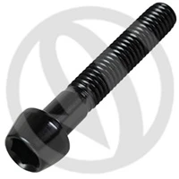 001 bolt - black ergal 7075 - M8 x 45 | Lightech