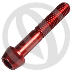 001 bolt - red ergal 7075 - M8 x 45 | Lightech