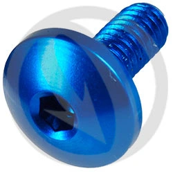 Vite 002 ergal 7075 T6 blu - M4 x 10 | Lightech