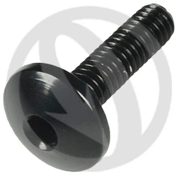 002 bolt - black ergal 7075 - M4 x 15 | Lightech