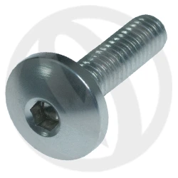 002 bolt - silver ergal 7075 T6 - M4 x 15 | Lightech