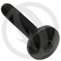 002 bolt - black ergal 7075 - M4 x 20 | Lightech