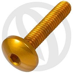 002 bolt - gold ergal 7075 T6 - M4 x 20 | Lightech