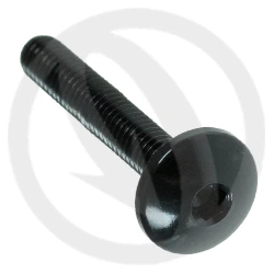 002 bolt - black ergal 7075 - M4 x 25 | Lightech