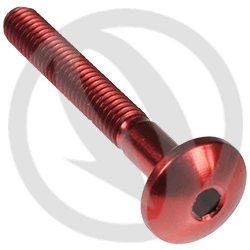 002 bolt - red ergal 7075 - M4 x 30 | Lightech