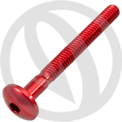 002 bolt - red ergal 7075 - M4 x 35 | Lightech
