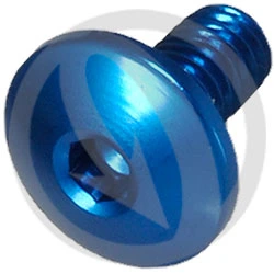 Vite 002 ergal 7075 T6 blu - M5 x 10 | Lightech