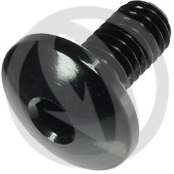 002 bolt - black ergal 7075 - M5 x 10 | Lightech
