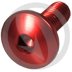 002 bolt - red ergal 7075 T6 - M5 x 15 | Lightech