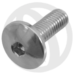 002 bolt - silver ergal 7075 - M5 x 15 | Lightech