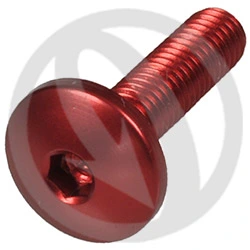 Vite 002 ergal 7075 T6 rosso - M5 x 20 | Lightech