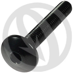 002 bolt - black ergal 7075 T6 - M5 x 30 | Lightech