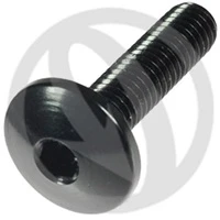 002 bolt - black ergal 7075 - M5 x 35 | Lightech