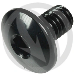 002 bolt - black ergal 7075 T6 - M6 x 10 | Lightech