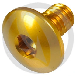 002 bolt - gold ergal 7075 T6 - M6 x 10 | Lightech