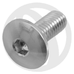 002 bolt - silver ergal 7075 T6 - M6 x 15 | Lightech