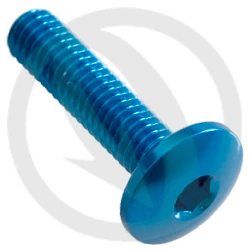 Vite 002 ergal 7075 T6 blu - M6 x 25 | Lightech