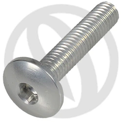 002 bolt - silver ergal 7075 T6 - M6 x 30 | Lightech