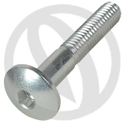 002 bolt - silver ergal 7075 T6 - M6 x 35 | Lightech