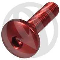 002 bolt - red ergal 7075 - M6 x 45 | Lightech