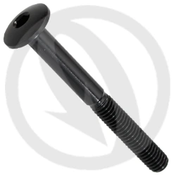 002 bolt - black ergal 7075 - M6 x 55 | Lightech