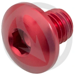 002 bolt - red ergal 7075 - M8 x 10 | Lightech