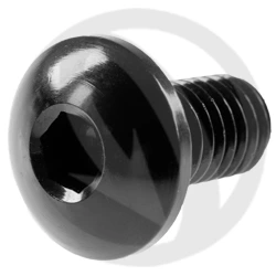 002 bolt - black ergal 7075 - M8 x 15 | Lightech