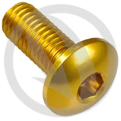 Vite 002 ergal 7075 T6 oro - M8 x 20 | Lightech