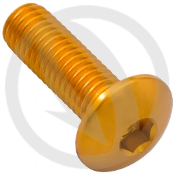 Vite 002 ergal 7075 T6 oro - M8 x 25 | Lightech