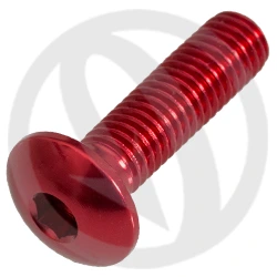 Vite 002 ergal 7075 T6 rosso - M8 x 30 | Lightech