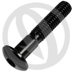 002 bolt - black ergal 7075 T6 - M8 x 45 | Lightech