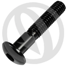 002 bolt - black ergal 7075 - M8 x 45 | Lightech