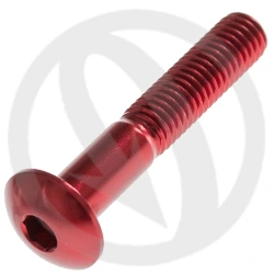 002 bolt - red ergal 7075 T6 - M8 x 45 | Lightech