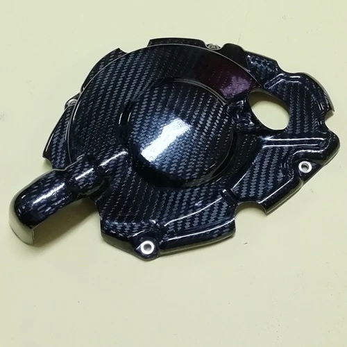 Clutch cover guard | glossy plain carbon