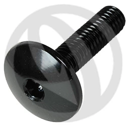 003 bolt - black ergal 7075 T6 - M5 x 20 | Lightech