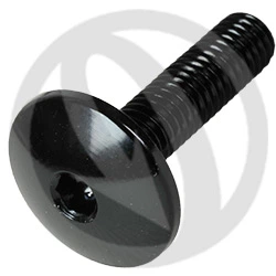 Vite 003 ergal 7075 T6 nero - M5 x 20 | Lightech