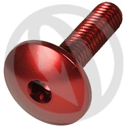 003 bolt - red ergal 7075 T6 - M5 x 20 | Lightech