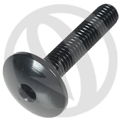 003 bolt - black ergal 7075 T6 - M5 x 25 | Lightech