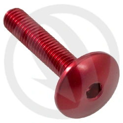 003 bolt - red ergal 7075 T6 - M5 x 25 | Lightech