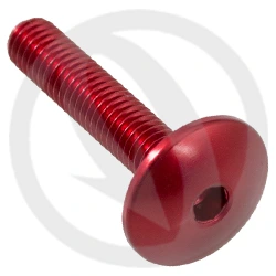 003 bolt - red ergal 7075 - M5 x 25 | Lightech