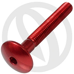 003 bolt - red ergal 7075 - M5 x 35 | Lightech