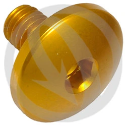 003 bolt - gold ergal 7075 - M6 x 10 | Lightech
