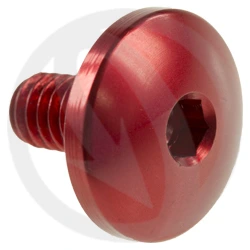 003 bolt - red ergal 7075 T6 - M6 x 10 | Lightech