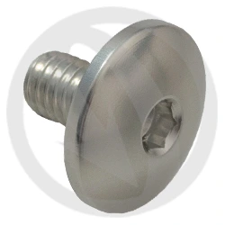 003 bolt - silver ergal 7075 T6 - M6 x 10 | Lightech