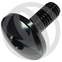 003 bolt - black ergal 7075 T6 - M6 x 15 | Lightech