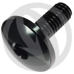 003 bolt - black ergal 7075 - M6 x 15 | Lightech