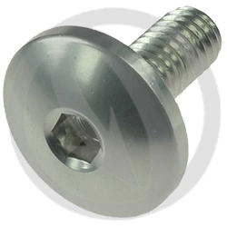 003 bolt - silver ergal 7075 - M6 x 15 | Lightech