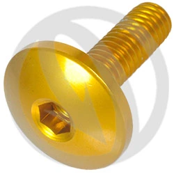 003 bolt - gold ergal 7075 T6 - M6 x 20 | Lightech